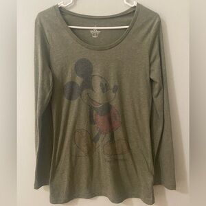 Mickey Mouse Disney World‎ Parks Long Sleeve Tee Shirt L